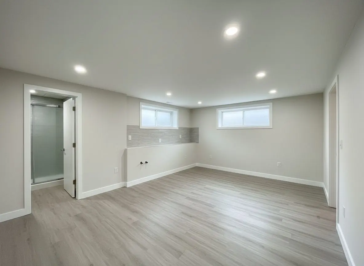 In-law suite under a three-decker in Vernon Hill