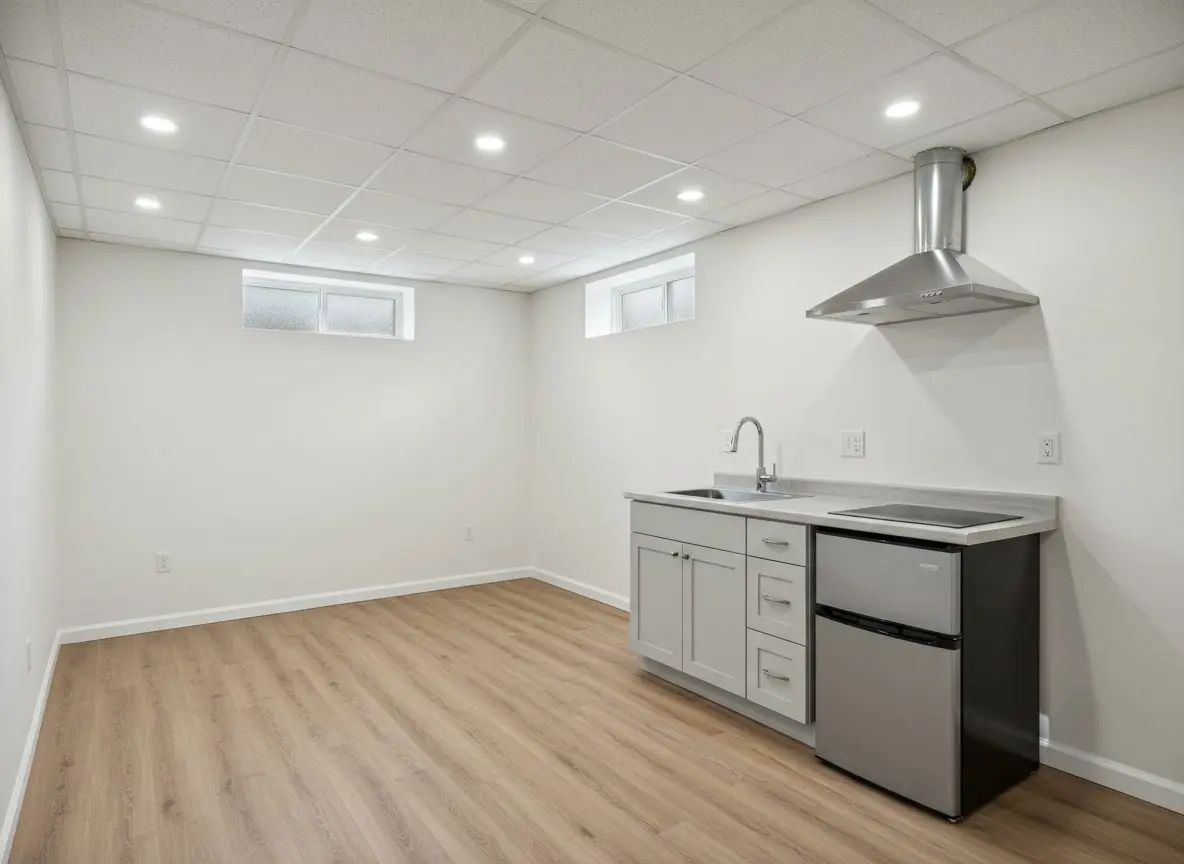 Kitchenette in ten feet of wall in Grafton