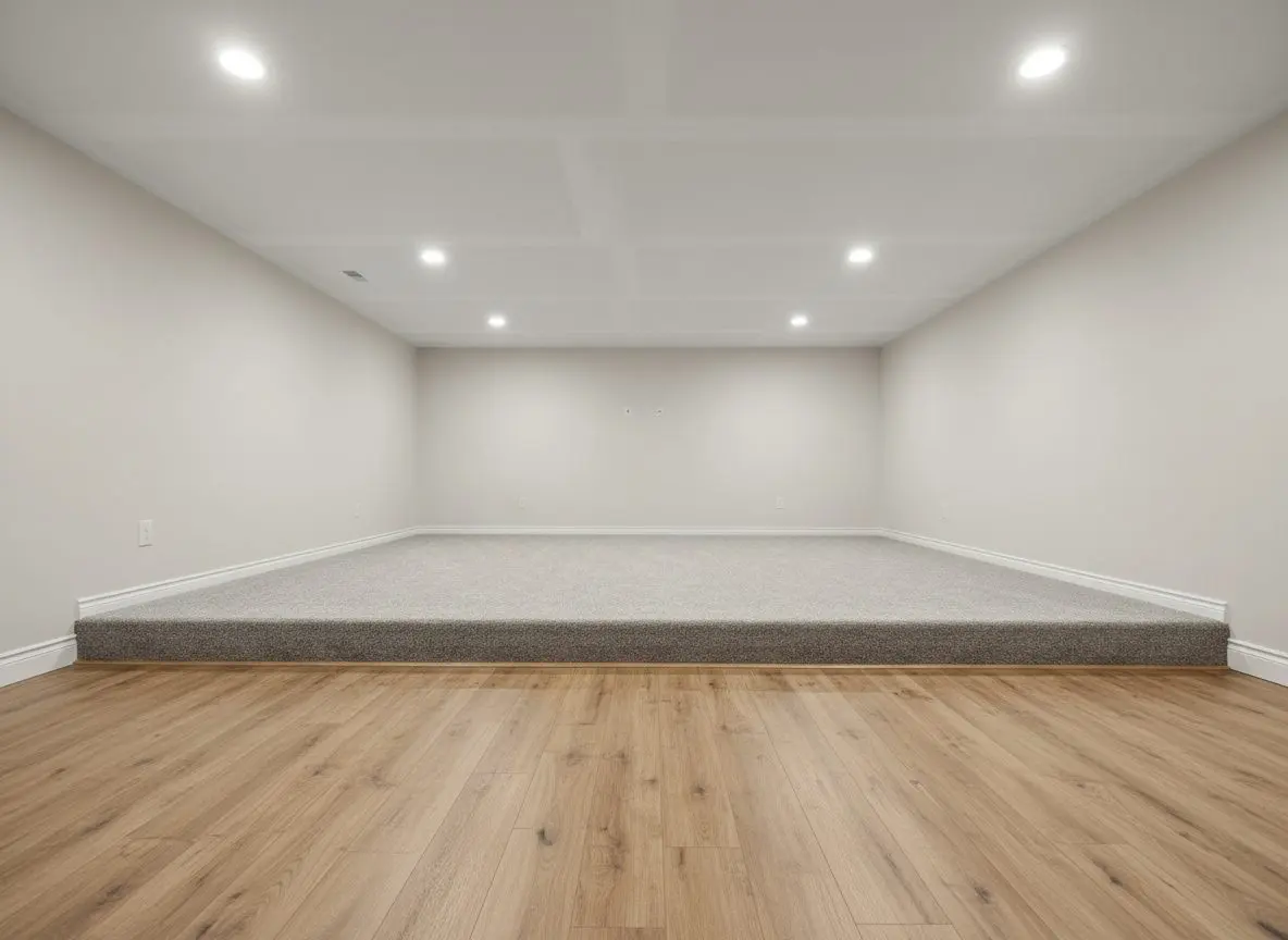 Playroom over a stepped slab in West Boylston
